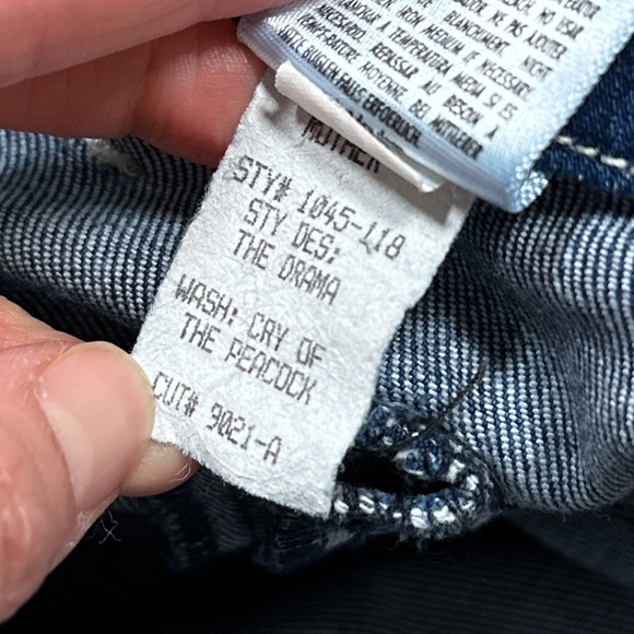 MOTHER Women's Blue Flare Jeans - Picture 9 of 11